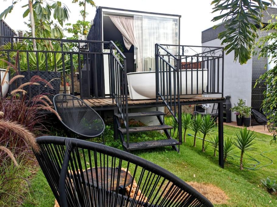 Tiny House Paraiso Minicasas Com Hidromassagem 波苏阿莱格里 外观 照片