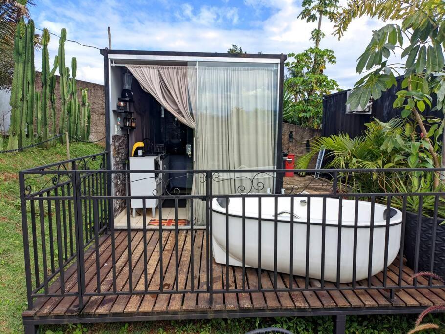 Tiny House Paraiso Minicasas Com Hidromassagem 波苏阿莱格里 外观 照片